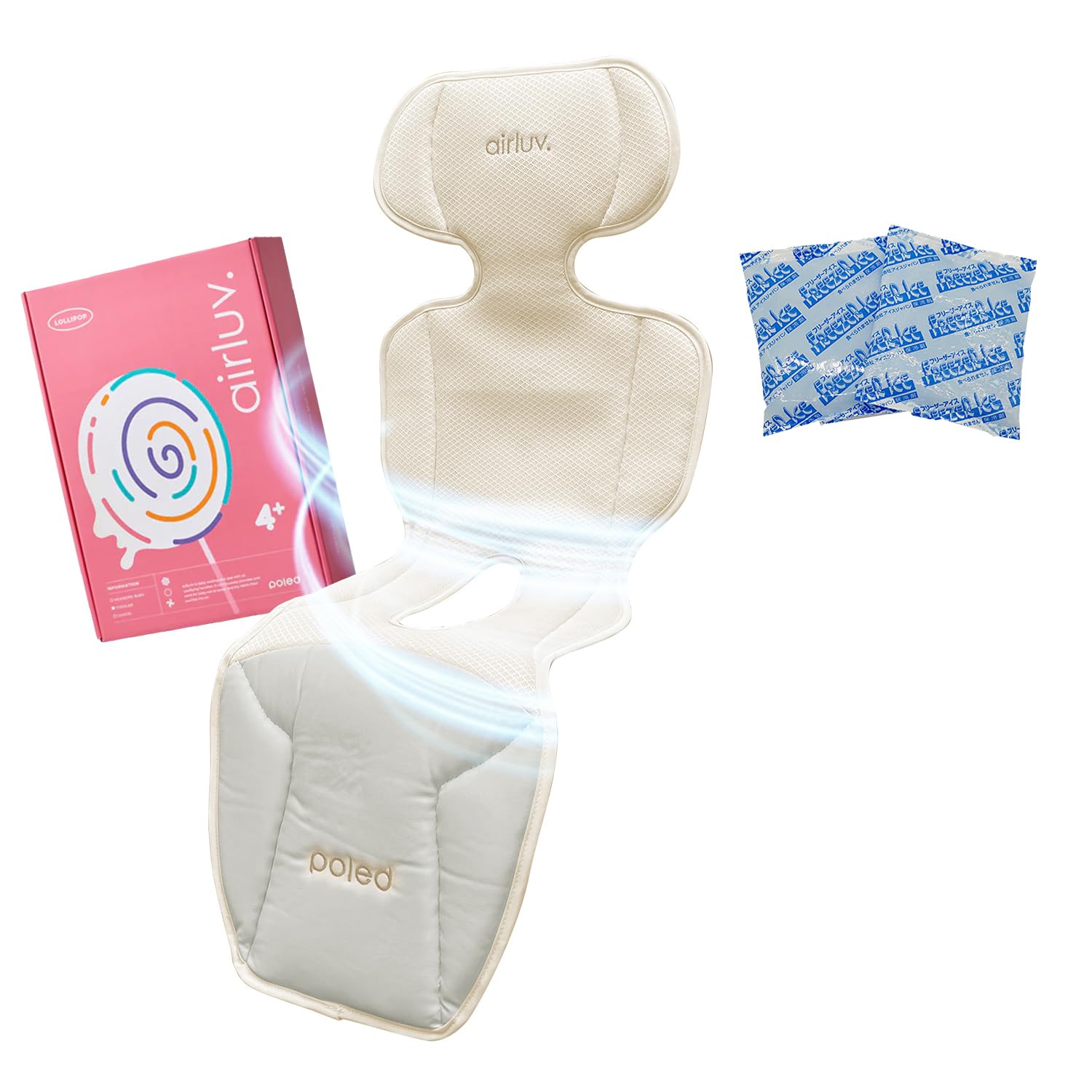 エアラブ4 (airluv4) ロリポップ ファン付ベビーカーシート Amazon.co.jp: エアラブ4 (airluv4) ロリポップ ファン付